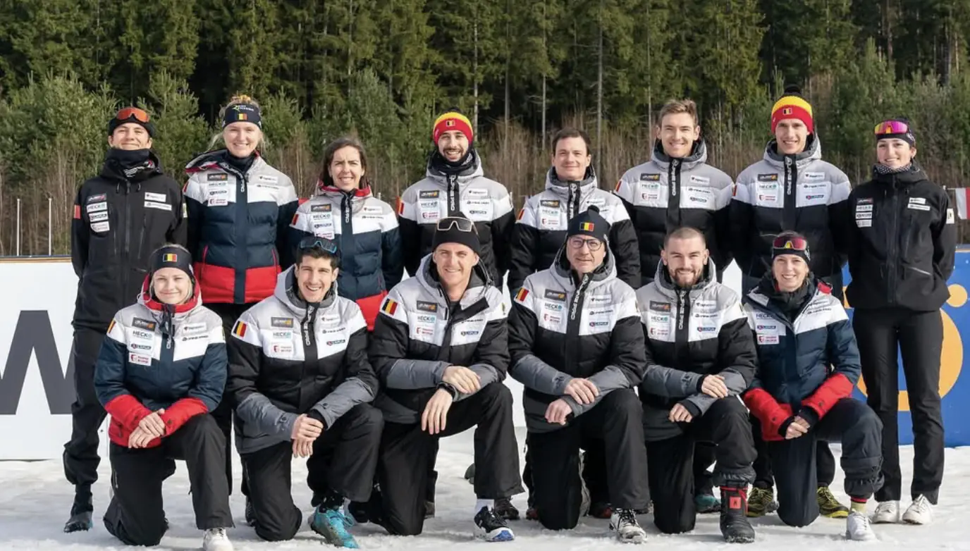 Group Photo belgian biathletes
